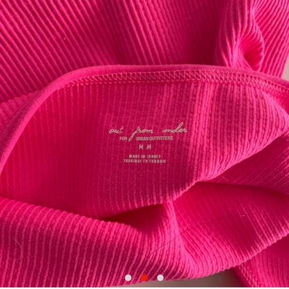 UO Out From Under Barbie Pink Halter Top - Picture 2 of 4